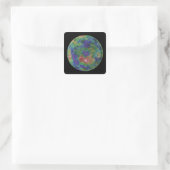 Venus op de Noordpool Vierkante Sticker (Tas)