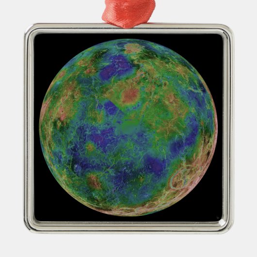 Venus op de zuidpool metalen ornament (Voorkant)