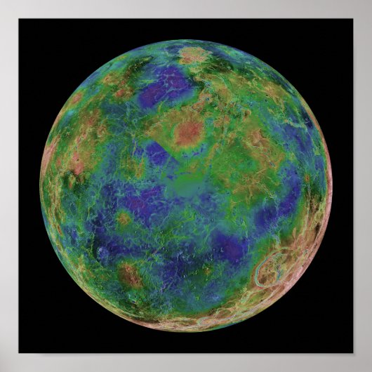 Venus op de zuidpool poster (Voorkant)