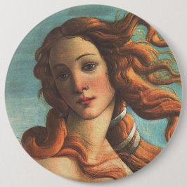 Venus op Half Shell (detail) Ronde Button 6,0 Cm