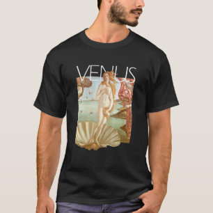 Venus Painting Love Goddess Italiaanse Vintage Aes T-shirt