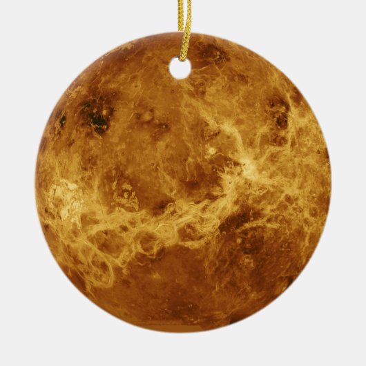 Venus Planet Foto Keramisch Ornament (Voorkant)