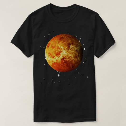 Venus Planet Zonnestelsel Astronomer Astronomy Spa T-shirt (Design voorkant)