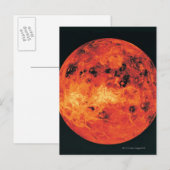 Venus, Radar Map Briefkaart (Voorkant / Achterkant)