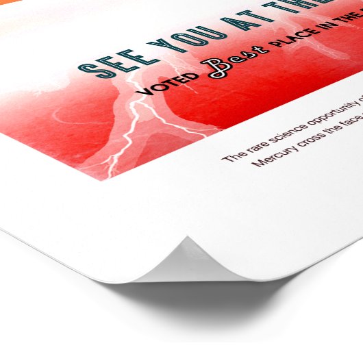  Venus-reizen Poster (Hoek)