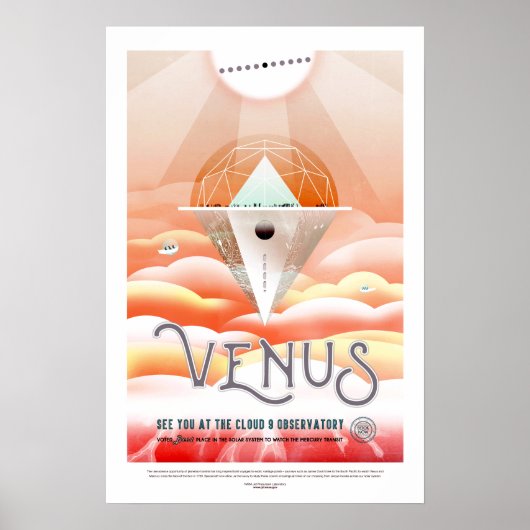 Venus-reizen Poster (Voorkant)