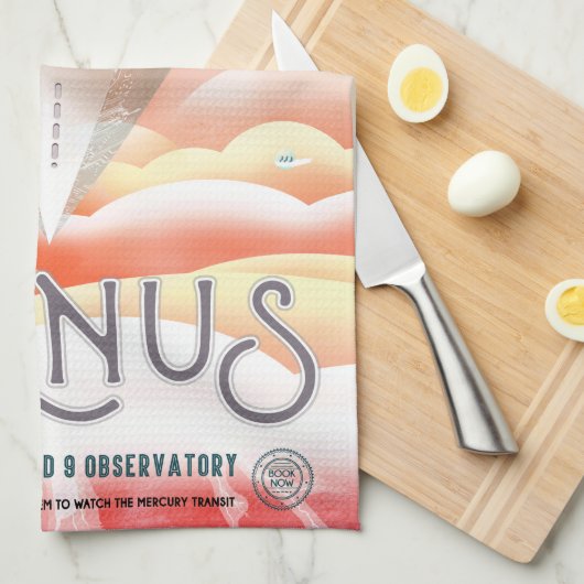  Venus-reizen Theedoek (Quarter Fold)