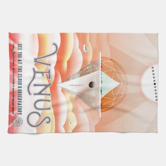  Venus-reizen Theedoek (Horizontaal)