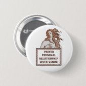 Venus Relatie Ronde Button 5,7 Cm (Voorkant /achterkant)
