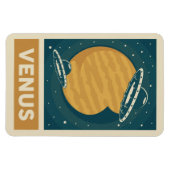 Venus Retro Galaxy UFO Magneet (Horizontaal)