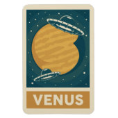 Venus Retro Galaxy UFO Magneet (Verticaal)