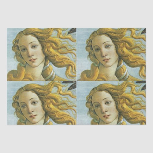 Venus * Sandro Botticelli Weefselpapier Tissuepapier (Voorkant)