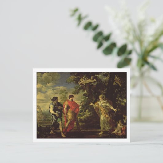 Venus schijnend naar Aeneas als Huntress, c.1635 ( Briefkaart (Staand voorkant)