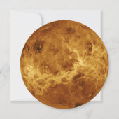 Venus, Space Shuttle Birthday Party Kaart (Achterkant)