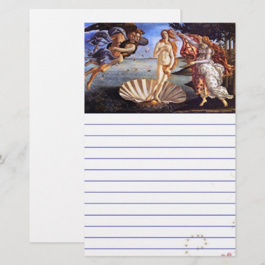 Venus Stationery Briefpapier (Voorkant / Achterkant)
