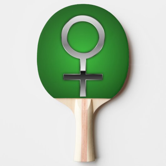 Venus-symbool Tafeltennisbatje (Voorkant)