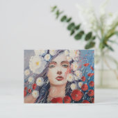 Venus-tranen Briefkaart (Staand voorkant)