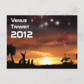 Venus Transit 2012 Briefkaart (Voorkant)