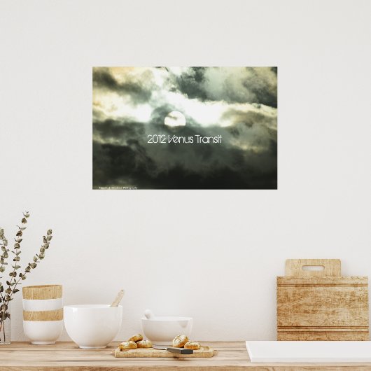 Venus Transit 2012 Poster (Keuken)