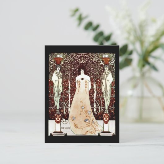 Venus tussen eindproducten briefkaart (Staand voorkant)