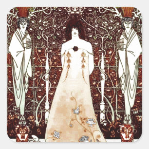 Venus tussen eindproducten vierkante sticker