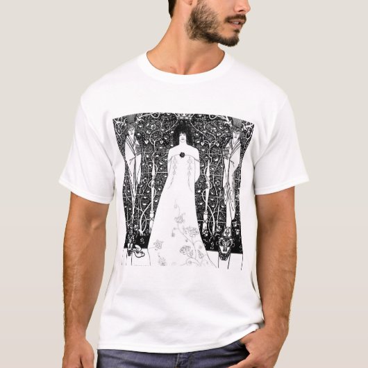 Venus tussen goden door Aubrey Beardsley - HD T-shirt (Voorkant)