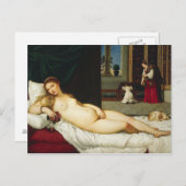Venus Urbino van Titiaan Briefkaart (Voorkant / Achterkant)