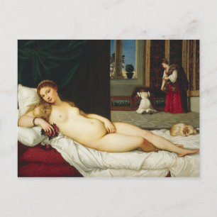 Venus Urbino van Titiaan Briefkaart