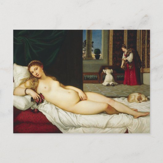 Venus Urbino van Titiaan Briefkaart (Voorkant)