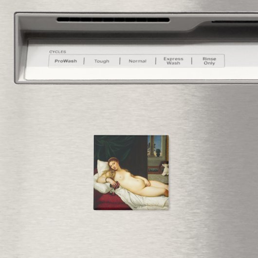 Venus Urbino van Titiaan Magneet (Insitu (Vaatwasser))