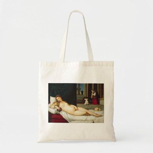 Venus Urbino van Titiaan Tote Bag (Voorkant)