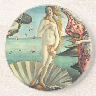 Venus van Botticelli Sandstone Onderzetter