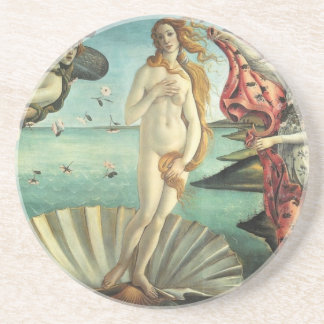 Venus van Botticelli Sandstone Onderzetter