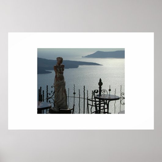 Venus van Santorini Poster (Voorkant)