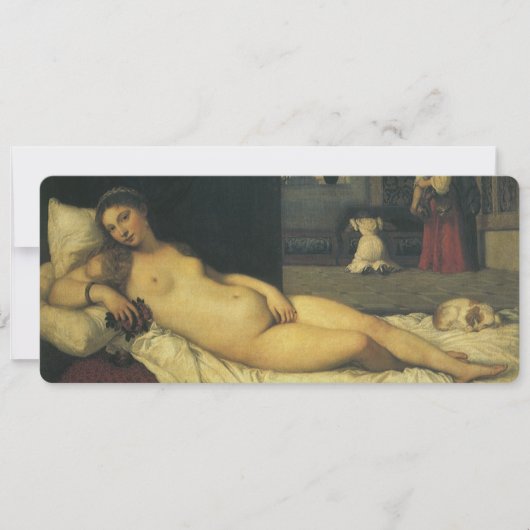 Venus van Urbino door Titiaan, renaissance Art (Voorkant)