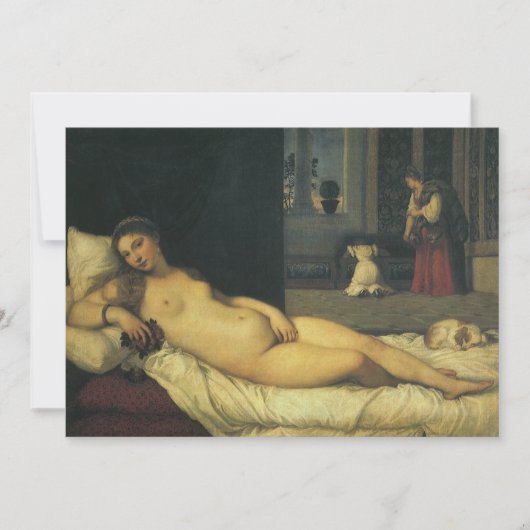 Venus van Urbino door Titiaan, renaissance Art (Voorkant)