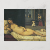 Venus van Urbino door Titiaan, renaissance Art Briefkaart (Voorkant)