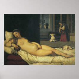 Venus van Urbino door Titiaan, renaissance Art Poster