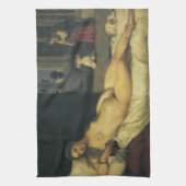 Venus van Urbino door Titiaan, renaissance Art Theedoek (Verticaal)