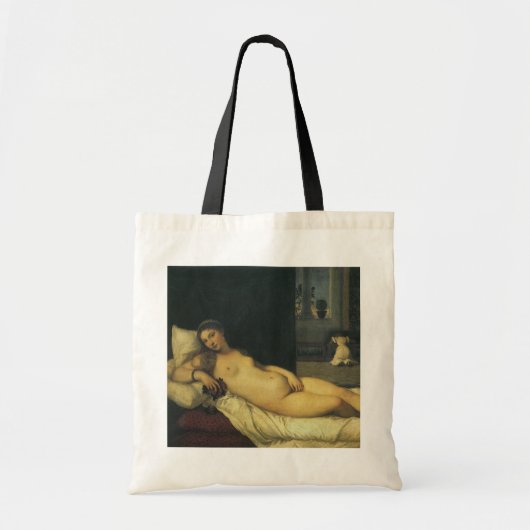 Venus van Urbino door Titiaan, renaissance Art Tote Bag (Voorkant)