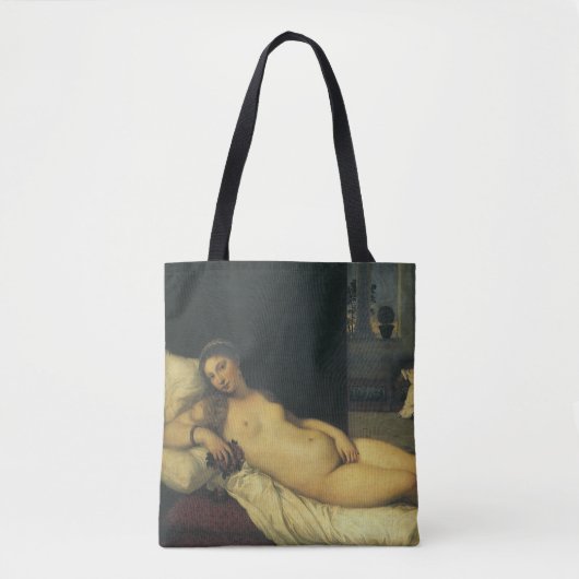 Venus van Urbino door Titiaan, renaissance Art Tote Bag (Voorkant)