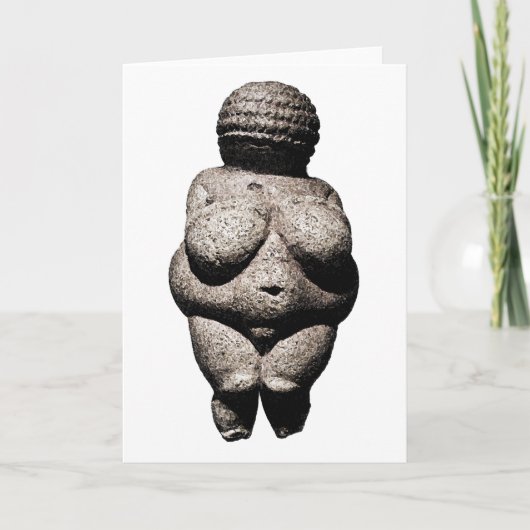 Venus van Willendorf kaart (Voorkant)