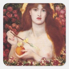 Venus Verticordia (Dante Gabriel Rossetti) Vierkante Sticker