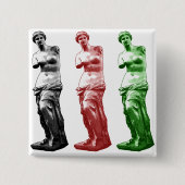 VENUS VIERKANTE BUTTON 5,1 CM (Voorkant)