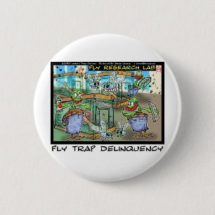 Venus Vliegenval Delinquentie Grappig Rick Londen Ronde Button 5,7 Cm