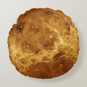 Venus Wereldbol Round Pillow Rond Kussen