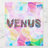 Venus Wijn Etiket (Enkel label)
