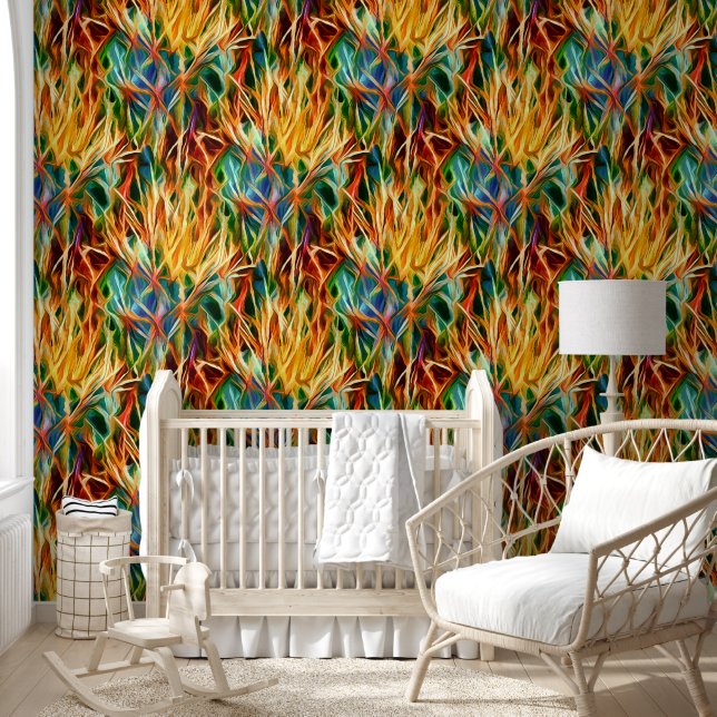 Venusiaanse flora behang (Kinderen)