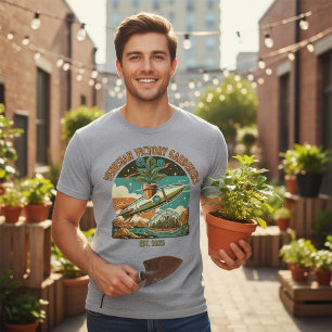 Venusian Victory Gardeners - Retro Space Botanical T-shirt