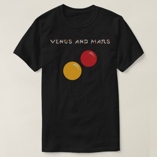 Venuss en Mars - Album Hoesje T-shirt (Design voorkant)